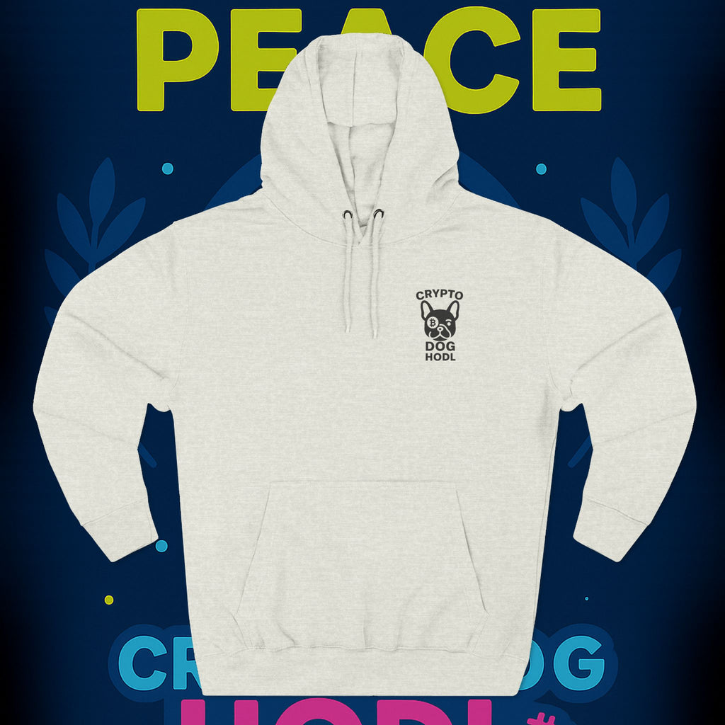 Make Peace Profitable Hoodie — Crypto Dog HODL