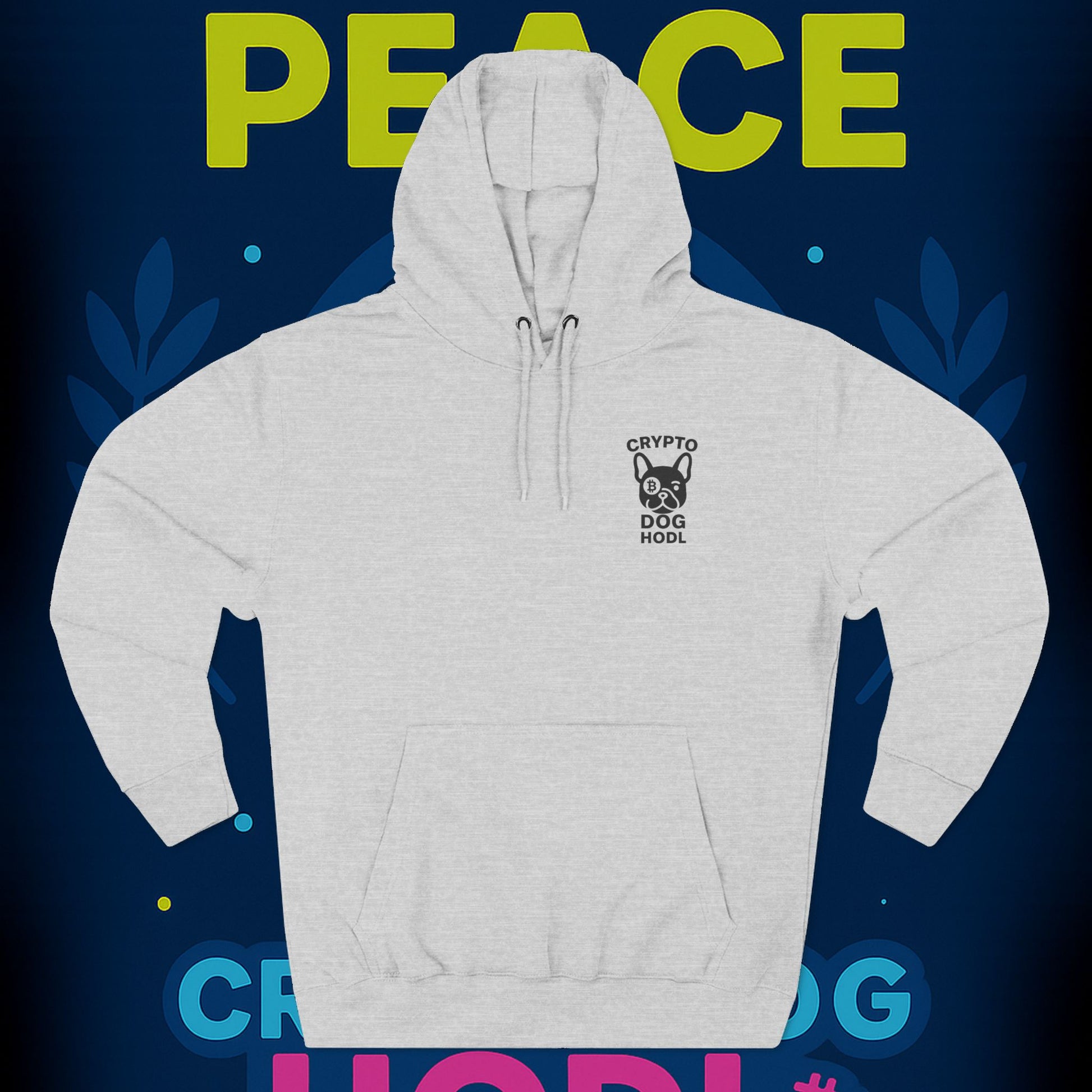 Make Peace Profitable Hoodie — Crypto Dog HODL