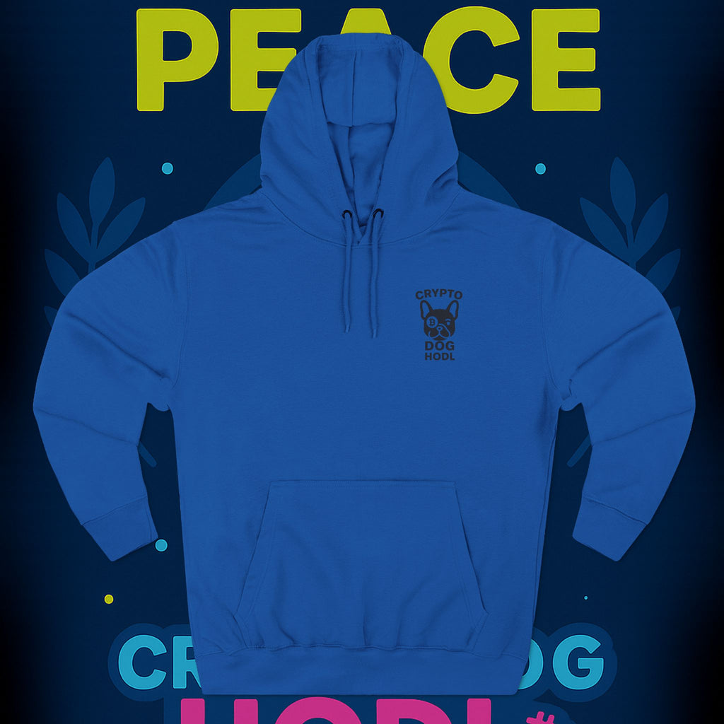 Make Peace Profitable Hoodie — Crypto Dog HODL