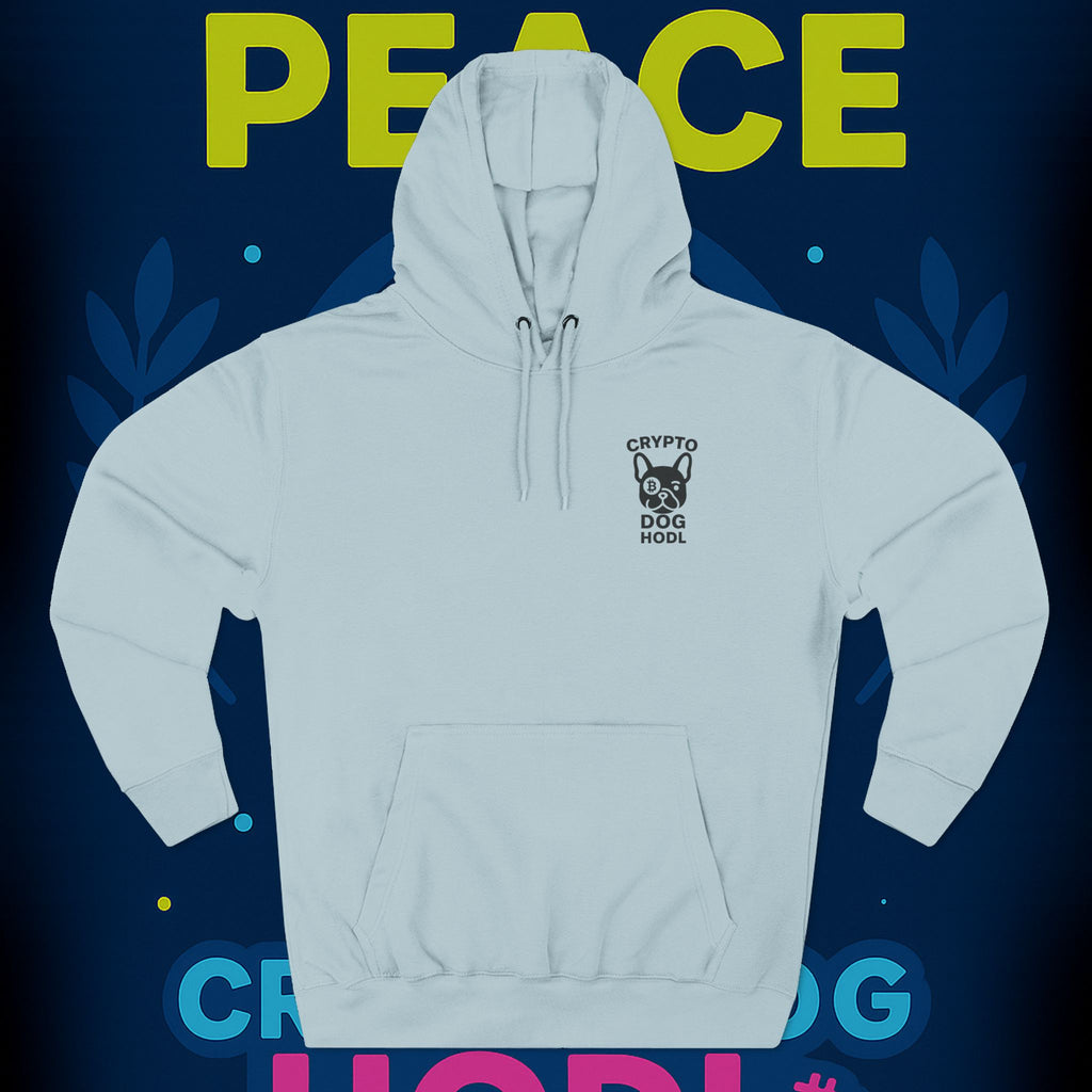 Make Peace Profitable Hoodie — Crypto Dog HODL