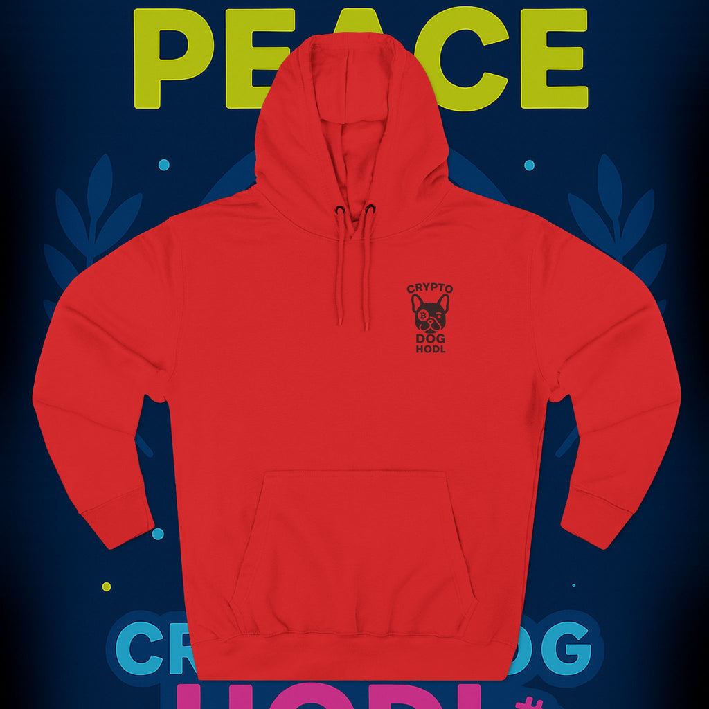 Make Peace Profitable Hoodie — Crypto Dog HODL